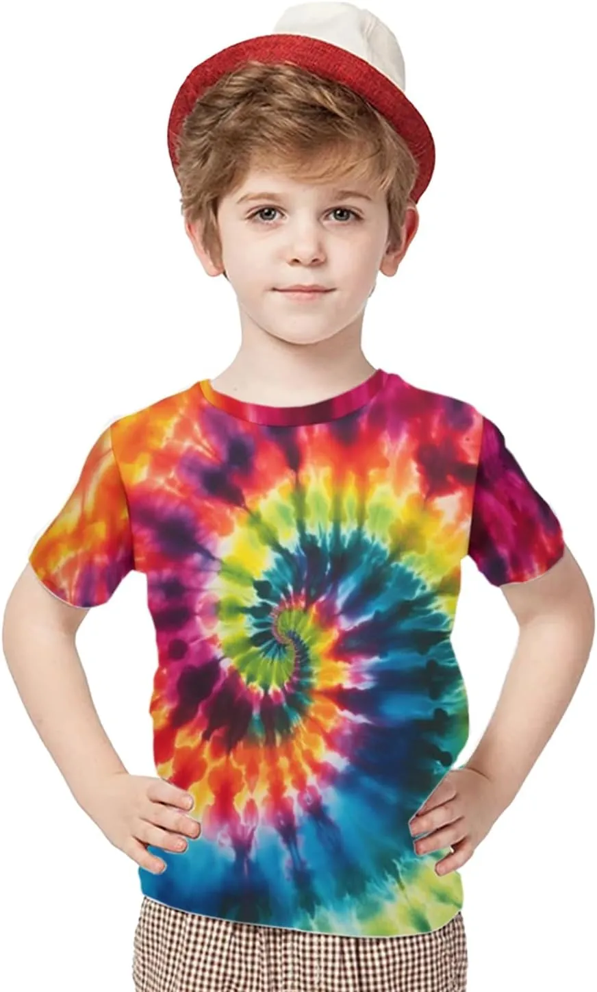 3D Graphic T Shirts for Boys Girls Kids, Casual Crewneck Short Sleeve Tops Tees for Teens 6-16 Years