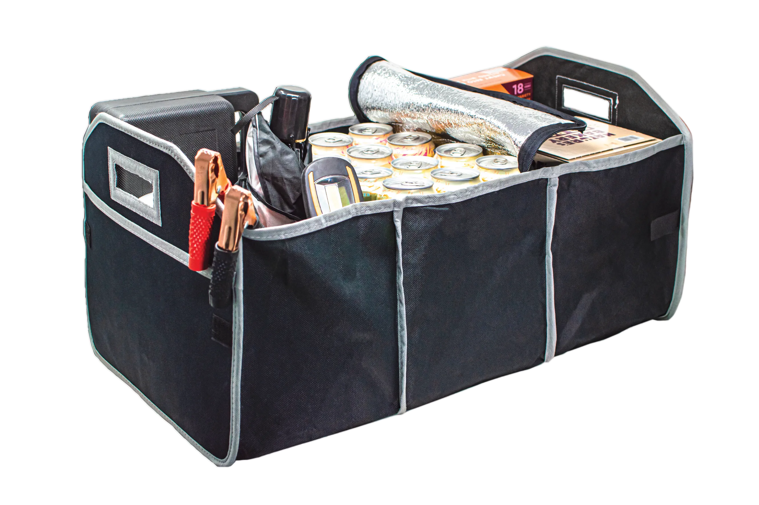 Auto Trunk Collapsible Organizer with Beverage Cooler
