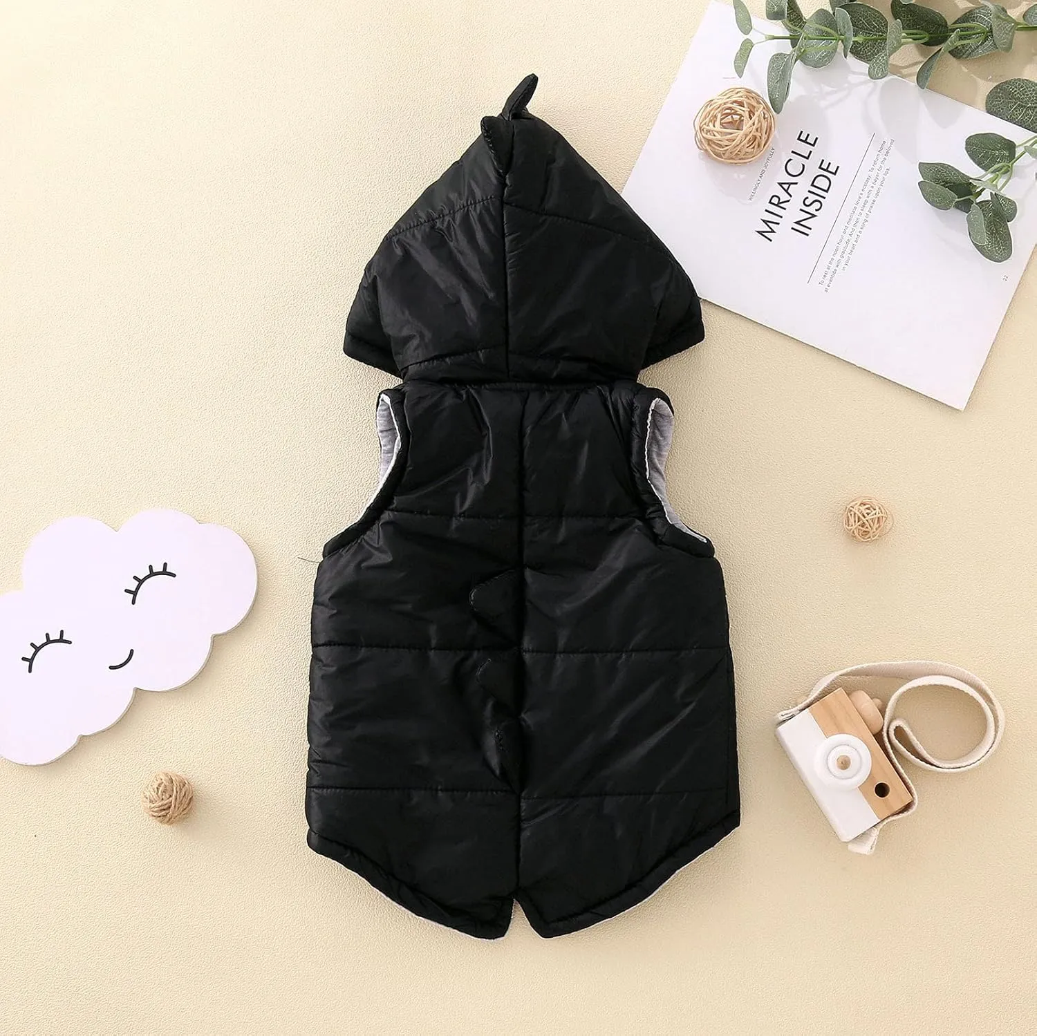 Boys Vest Kids Winter Coat Dinosaur Jacket Outerwear Girls Toddler Hooded Baby Boys Kids Winter down Jacket Boys