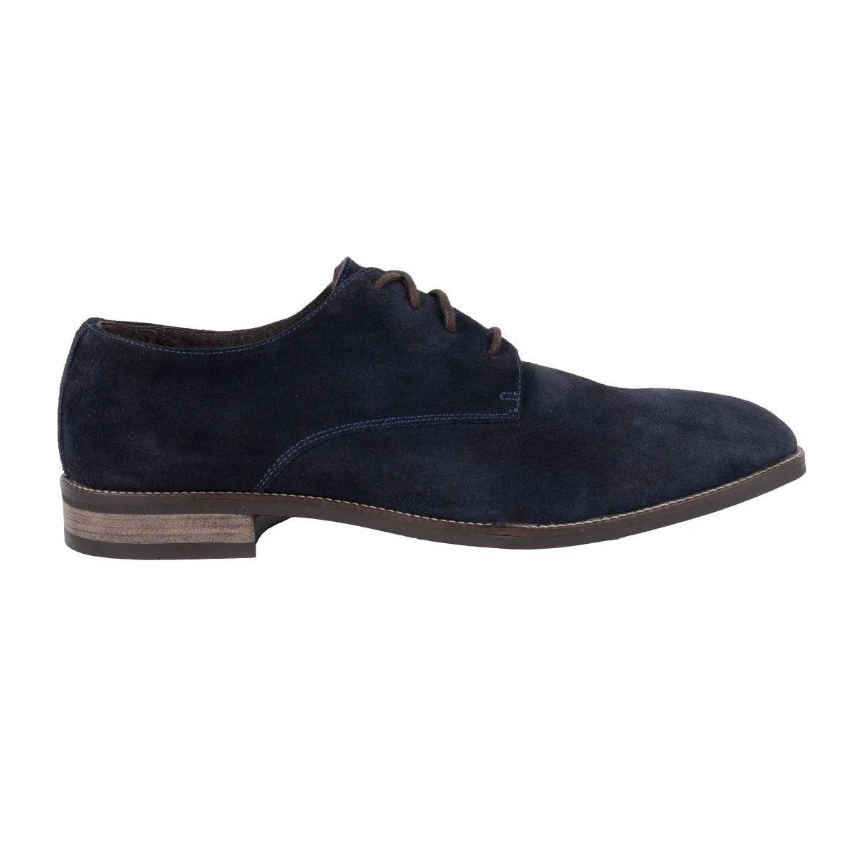 Devred Formal Lace Ups Suede Blue Colour For Men