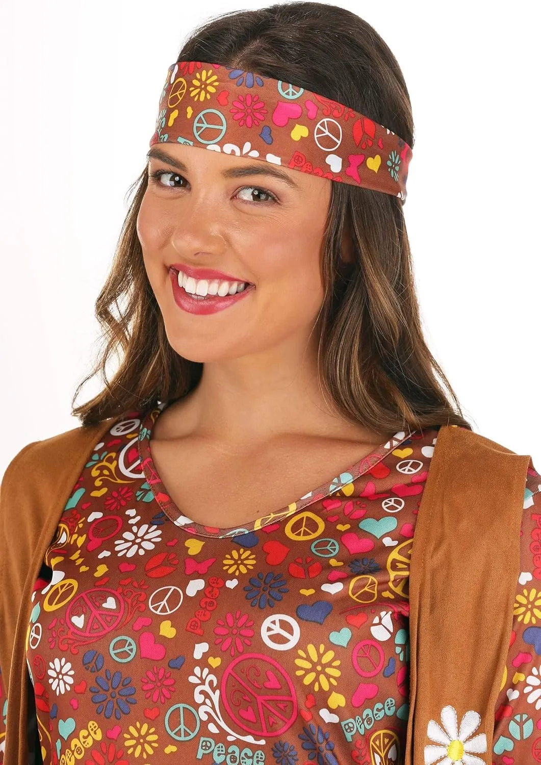 Fun World Costumes Women's Peace Love Hippie Adult Costume