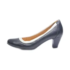 Helioform Mid-Heel Shoes Leather Black Colour For Women