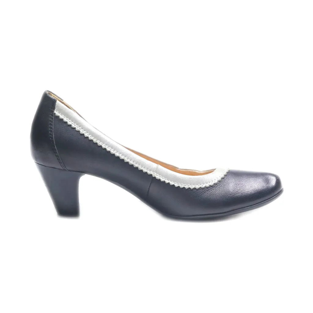 Helioform Mid-Heel Shoes Leather Black Colour For Women