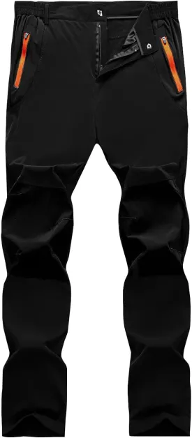 Men's Hiking Pants Lightweight Cargo Pants Quick Dry Water Resistant Outdoor Pants for Work Fishing Climbing