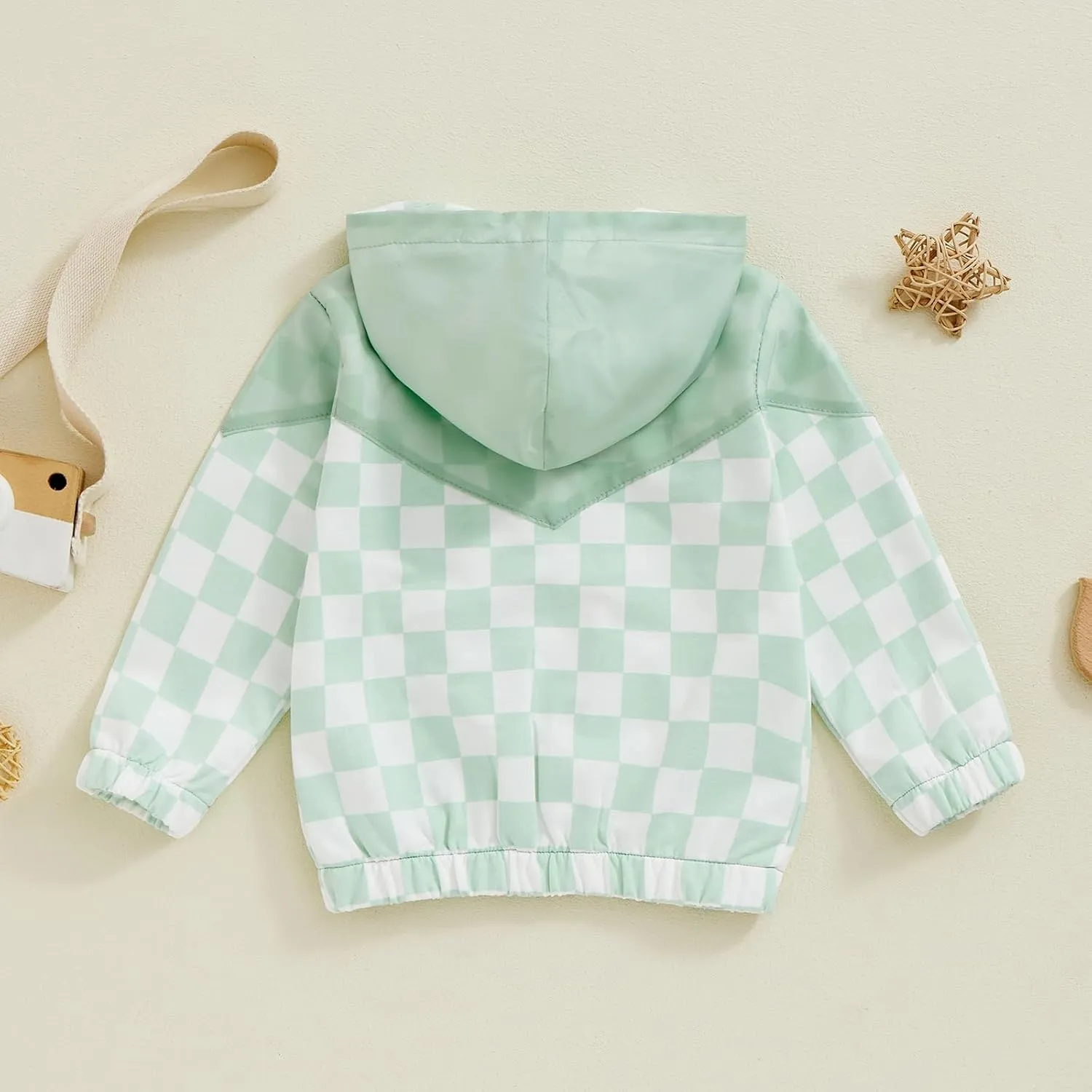 Toddler Baby Boy Fall Winter Jacket Kids Lightweight Windbreaker Outerwear Color Block Hooded Sweatshirt Coat