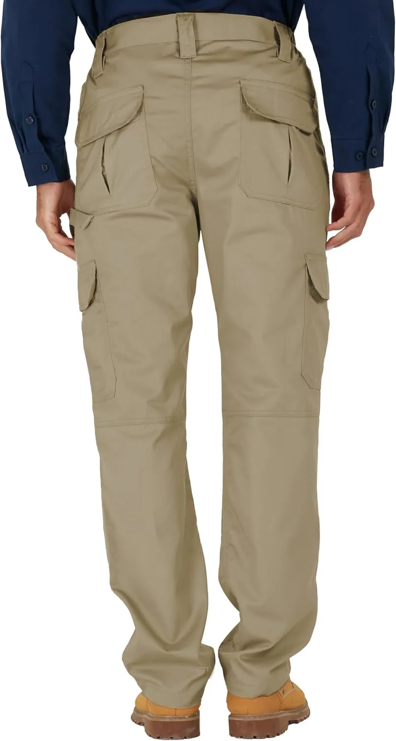 Ubon FR Pants for Men Flame Resistant Cargo Pants 9 oz FRC Pants Elastic Waist Fire Retardant Work Pants with 7 Pockets